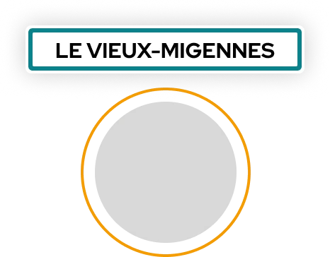Panneau ville 'Vieux-Migennes' et photo